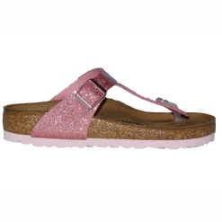 Tongs Birkenstock Kids Gizeh BF Cosmic Sparkle Old Rose Narrow