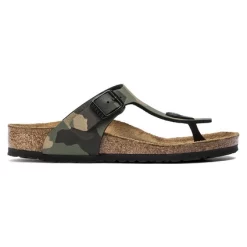 Tongs Birkenstock Kids Gizeh Desert Soil Camo Khaki Narrow