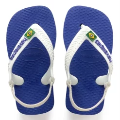 Tongs Havaianas Baby Brasil Logo II Marine Blue
