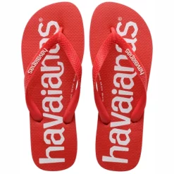 Tongs Havaianas Top Logomania Ruby Red