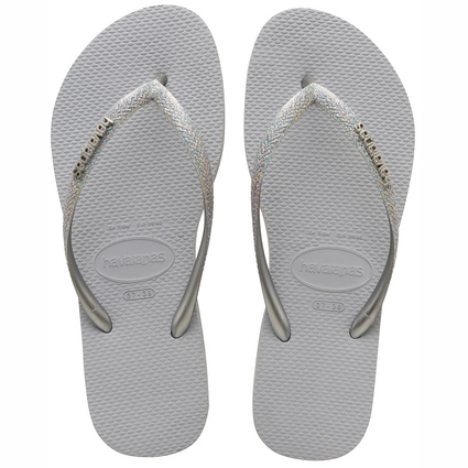 Tongs Havaianas Slim Glitter II Ice Grey 1 Tongs Havaianas Slim Glitter II Ice Grey