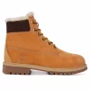 Timberland Junior 6 Inch Premium Shearling Lined Wheat Waterbuck