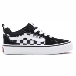 Baskets Vans Youth Filmore Checkerboard Black White