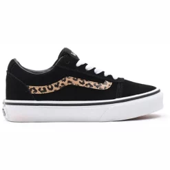 Baskets Vans Youth Ward Suede Black Cheetah