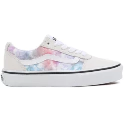 Pas Cher Baskets Magasin 18 Baskets Vans Youth Ward Heart Tie Dye Multi White