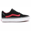 Baskets Vans Youth Ward Vansguard Suede Black Red Plaid