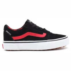 Baskets Vans Youth Ward Vansguard Suede Black Red Plaid