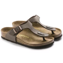 Tongs Birkenstock Enfant Gizeh BF Mocha Regular -Pas Cher Baskets Magasin 1002362 pair