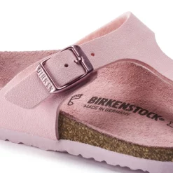 Tongs Birkenstock Girls Gizeh Easy Nubuck Rose Regular -Pas Cher Baskets Magasin 1012572 detail 1