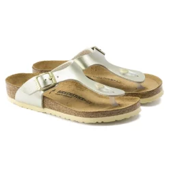 Tongs Birkenstock Girls Gizeh Electric Metallics Copper Narrow -Pas Cher Baskets Magasin 1015593 pair