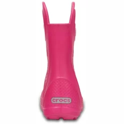 Botte De Pluie Crocs Handle It Rain Boot Rose Bonbon -Pas Cher Baskets Magasin 12803 6x0 alt160