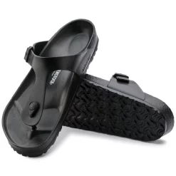 Sandales Birkenstock Enfant Gizeh EVA Black Narrow -Pas Cher Baskets Magasin 128201 sole 1