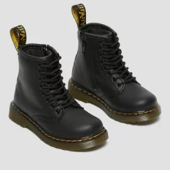 Dr. Martens To1460 Noir Softy T 10 Dr. Martens To1460 Noir Softy T -Pas Cher Baskets Magasin 15373001 2