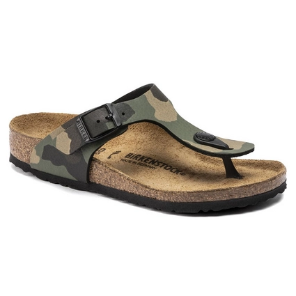 Tongs Birkenstock Kids Gizeh Desert Soil Camo Khaki Narrow 2 Tongs Birkenstock Kids Gizeh Desert Soil Camo Khaki Narrow – Image 2
