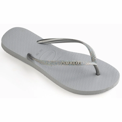 Tongs Havaianas Slim Glitter II Ice Grey 2 Tongs Havaianas Slim Glitter II Ice Grey – Image 2