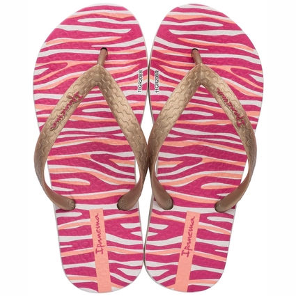 Tongs Ipanema Kids Temas Kids Beige Gold 2 Tongs Ipanema Kids Temas Kids Beige Gold – Image 2