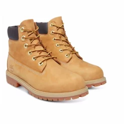 Timberland Junior 6 Inch Premium Boot Wheat Nubuck 11 Timberland Junior 6 Inch Premium Boot Wheat Nubuck -Pas Cher Baskets Magasin 2 C12909 2
