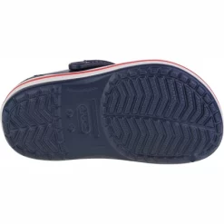 Sandales Crocs Kids Crocband Clog Navy Red -Pas Cher Baskets Magasin 207006 485204