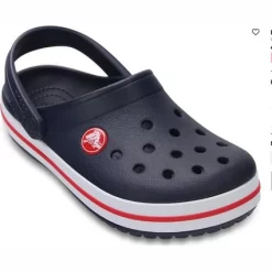 Sandales Crocs Kids Crocband Clog Navy Red -Pas Cher Baskets Magasin 207006 485206