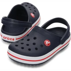 Sandales Crocs Kids Crocband Clog Navy Red -Pas Cher Baskets Magasin 207006 485207