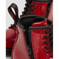 Dr. Martens Bambin1460 Bright Red Cosmic Glitter -Pas Cher Baskets Magasin 27051620 6