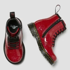 Dr. Martens Bambin1460 Bright Red Cosmic Glitter -Pas Cher Baskets Magasin 27051620 8