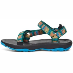 Sandales Teva Kids Hurricane XLT2 Iridescense Ibiza Blue Nectarine -Pas Cher Baskets Magasin 281019390C IIBN2928329