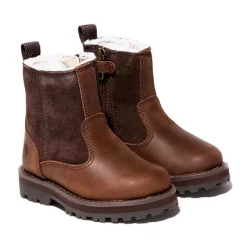Bottes Timberland Toddler Courma Kid Warm Lined Boot Dark Brown -Pas Cher Baskets Magasin 2c 2