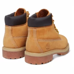 Timberland Youth 6 Inch Premium Boot Wheat Nubuck -Pas Cher Baskets Magasin 3 C12709 4
