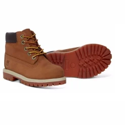 Timberland Toddler 6 Inch Premium Boot Rust Nubuck With Honey -Pas Cher Baskets Magasin 3 C14849 3