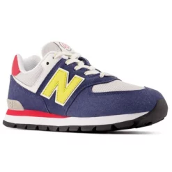 New Balance Enfant GC574 DR2 Natural Indigo Honeycomb Team Red -Pas Cher Baskets Magasin 3 GC574DV220GC574DR220Alternate202