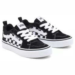 Baskets Vans Youth Filmore Checkerboard Black White -Pas Cher Baskets Magasin 3 VN0A3MVP5GX1