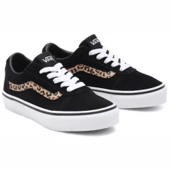 Baskets Vans Youth Ward Suede Black Cheetah -Pas Cher Baskets Magasin 3 VN0A5KR79DU1
