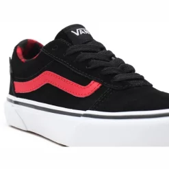 Baskets Vans Youth Ward Vansguard Suede Black Red Plaid -Pas Cher Baskets Magasin 3 VN0A5KY79BY