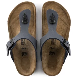 Tongs Birkenstock Enfant Gizeh BF Navy -Pas Cher Baskets Magasin 345443 top 1
