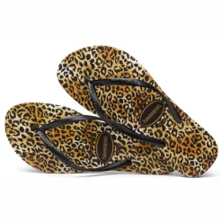 Tongs Havaianas Kids Slim Leopard Black Black -Pas Cher Baskets Magasin 4 4145480 1069 D