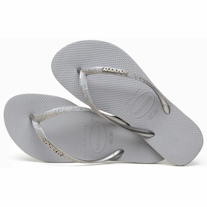 Tongs Havaianas Slim Glitter II Ice Grey 4 Tongs Havaianas Slim Glitter II Ice Grey – Image 4