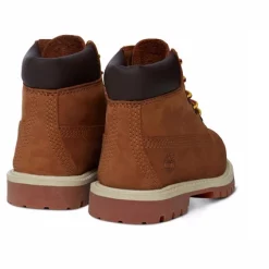 Timberland Toddler 6 Inch Premium Boot Rust Nubuck With Honey -Pas Cher Baskets Magasin 4 C14849 4