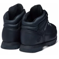 Timberland Youth Euro Sprint Black Smooth -Pas Cher Baskets Magasin 4 CA13DP 4