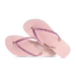 Tongs Havaianas Kids Slim Shiny Ballet Rose -Pas Cher Baskets Magasin 4 D SLIM20SHINY ROSE