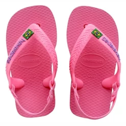 Tongs Havaianas Brasil Logo II Bébé Crystal Rose