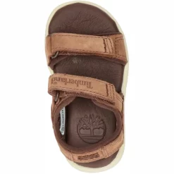 Tongs Timberland Toddler Nubble Tongs Lthr 2 Strap Cappuccino -Pas Cher Baskets Magasin 46133820 60 6 1500