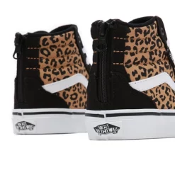 Baskets Vans Youth Filmore Hi Zip Cheetah Black Doe -Pas Cher Baskets Magasin 5 VN0A5HZHAPX ALT6