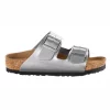 Sandales Birkenstock Enfant Arizona Leather Silver