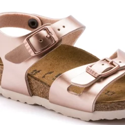 Sandales Birkenstock Enfant Rio BF Electric Metallic Copper Narrow -Pas Cher Baskets Magasin 6 1012520 detail 1