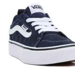 Baskets Vans Youth Filmore Tonal Mix Check Dress Blue White -Pas Cher Baskets Magasin 6 VN0A3MVPBBV ALT7