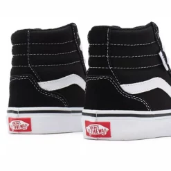Baskets Vans Youth Filmore Hi Suede Canvas Black White -Pas Cher Baskets Magasin 6 VN0A5HZDIJU6