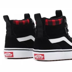 Baskets Vans Youth Filmore Hi Vansguard Suede Black Red Plaid -Pas Cher Baskets Magasin 6 VN0A5HZE9BY6