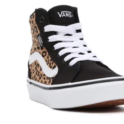 Baskets Vans Youth Filmore Hi Zip Cheetah Black Doe -Pas Cher Baskets Magasin 6 VN0A5HZHAPX ALT7