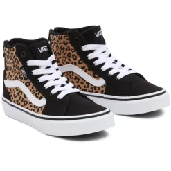 Baskets Vans Youth Filmore Hi Zip Cheetah Black Doe -Pas Cher Baskets Magasin 7 VN0A5HZHAPX HERO